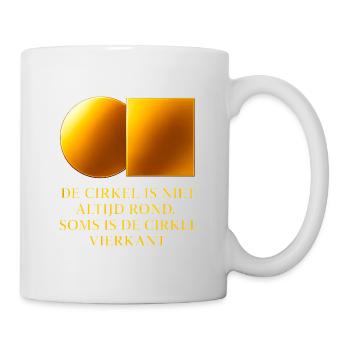 Golden Circle vs Square Design - Mug - white - Right