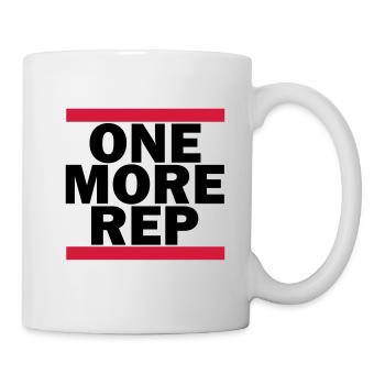 GYM, ONE MORE REPEAT - Tasse - Weiß - Rechts