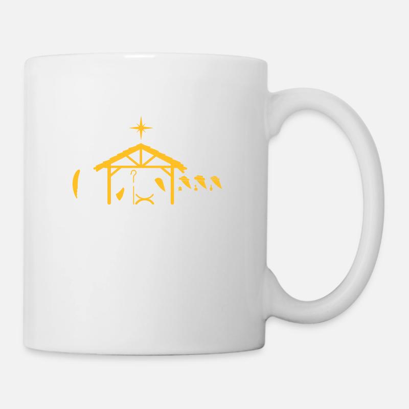 Krippe - Tasse - Weiß