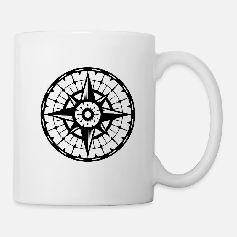 boussole - Mug blanc - blanc
