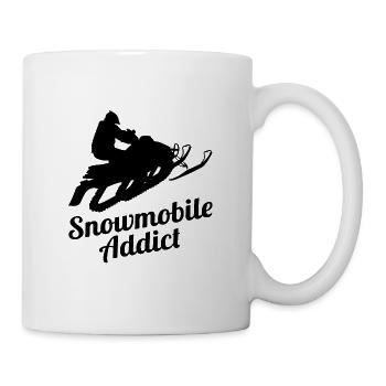 Snowmobile snowmobile snowmobile - Mug - white - Right