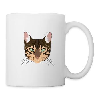 Bengal cat bengal cat gift man woman child - Mug - white - Right
