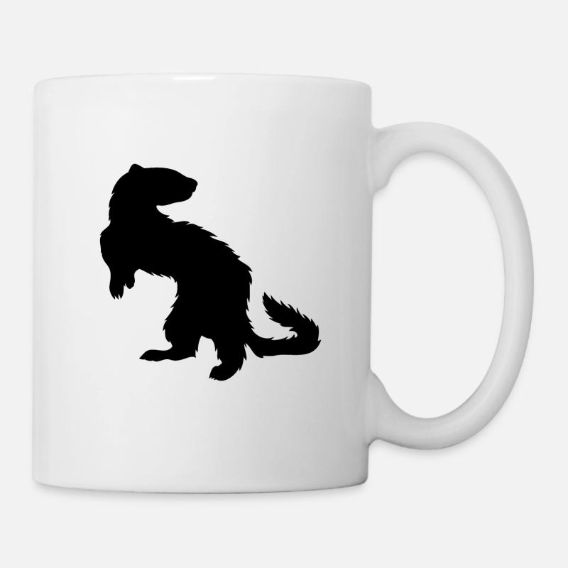 Ferret weasel marten pet gift - Mug - white