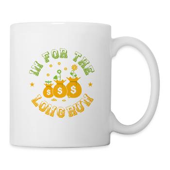 Langfristig investieren - Tasse - Weiß - Rechts