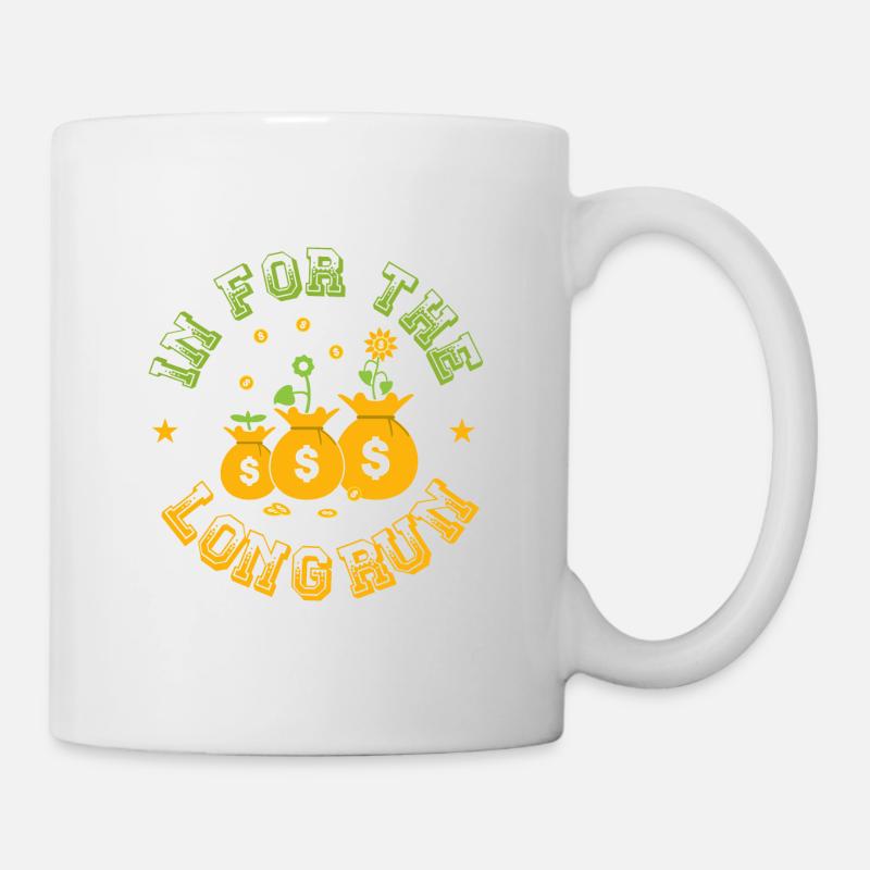 Investir à long terme - Mug blanc - blanc