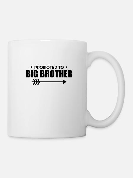 annonce de grossesse grand frère - Mug blanc - blanc