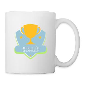 Une belle tête de vainqueur - Humour - Drôle - Mug blanc - blanc - Droite