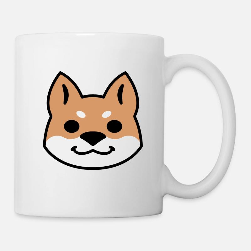 Husky sibérien masqué rouge clair - Mug blanc - blanc