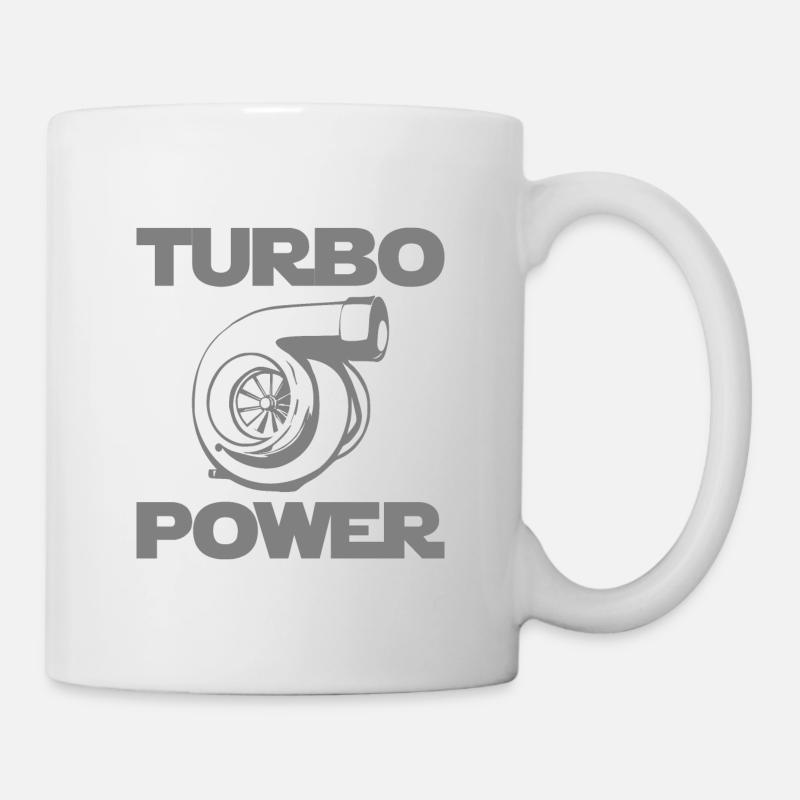 Turbo Power - Tuning - Tasse - Weiß