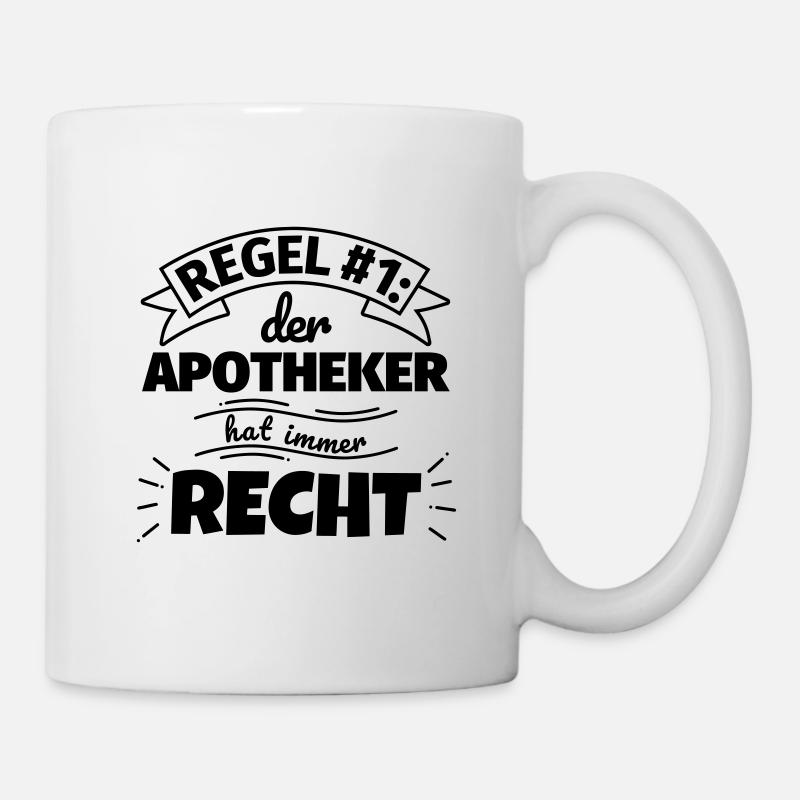 Apotheker Geschenke Approbation Apotheke - Tasse - Weiß