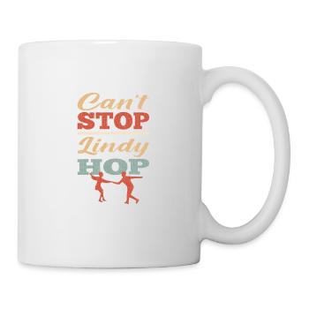 Can't Stop Lindy Hop - Tasse - Weiß - Rechts
