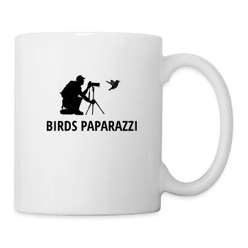 Observation des oiseaux Paparazzi | Observation des oiseaux - Mug blanc - blanc - Droite