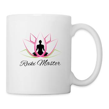 Reiki Master Gift Lotus | Reiki healer - Mug - white - Right