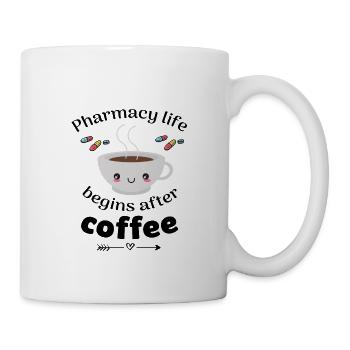 Pharmacist pharmacy student coffee lover - Mug - white - Right