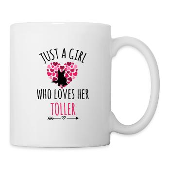 Nova Scotia Duck Tolling Retriever Toller Dog - Mug blanc - blanc - Droite