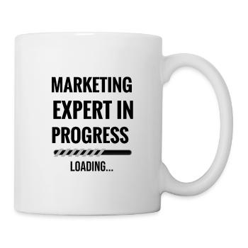 Marketing student Future marketing expert - Mug - white - Right