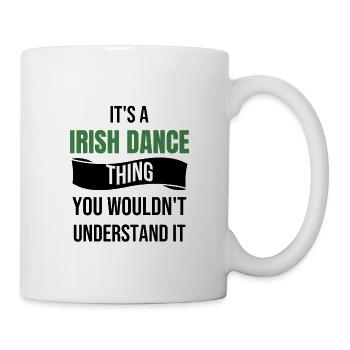 Irischer Tänzer | Irish Dancing St. Patrick's Day - Tasse - Weiß - Rechts