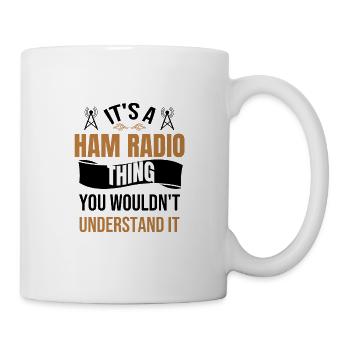 Radio amateur | Amateur radio amateur amateur Ham Radio - Mug blanc - blanc - Droite
