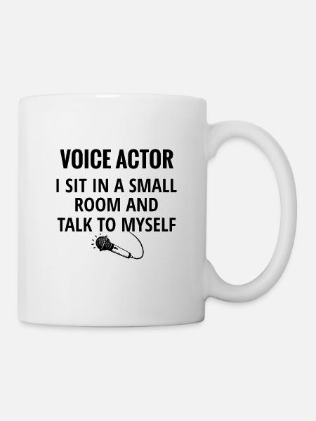Sprachschauspieler Geschenke Synchronsprecher - Tasse - Weiß