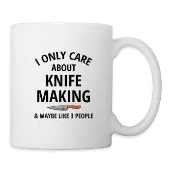 Knife Makers Gift Cutlery Knife Making - Mug - white - Right