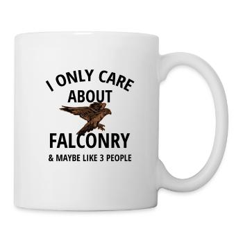 Funny falconry gift falconry falcon lover - Mug - white - Right