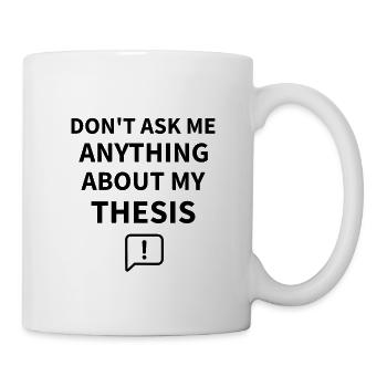 Thèse de doctorat | Doctorant - Mug blanc - blanc - Droite