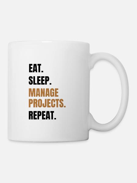 Chef de projet cadeau drôle de gestion de projet - Mug blanc - blanc