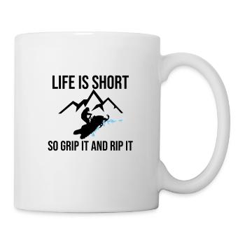 Snowmobile snowmobile | Snowmobilers - Mug - white - Right