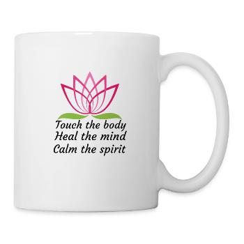 Masseuse Idée cadeau Massage thérapeute massage - Mug blanc - blanc - Droite