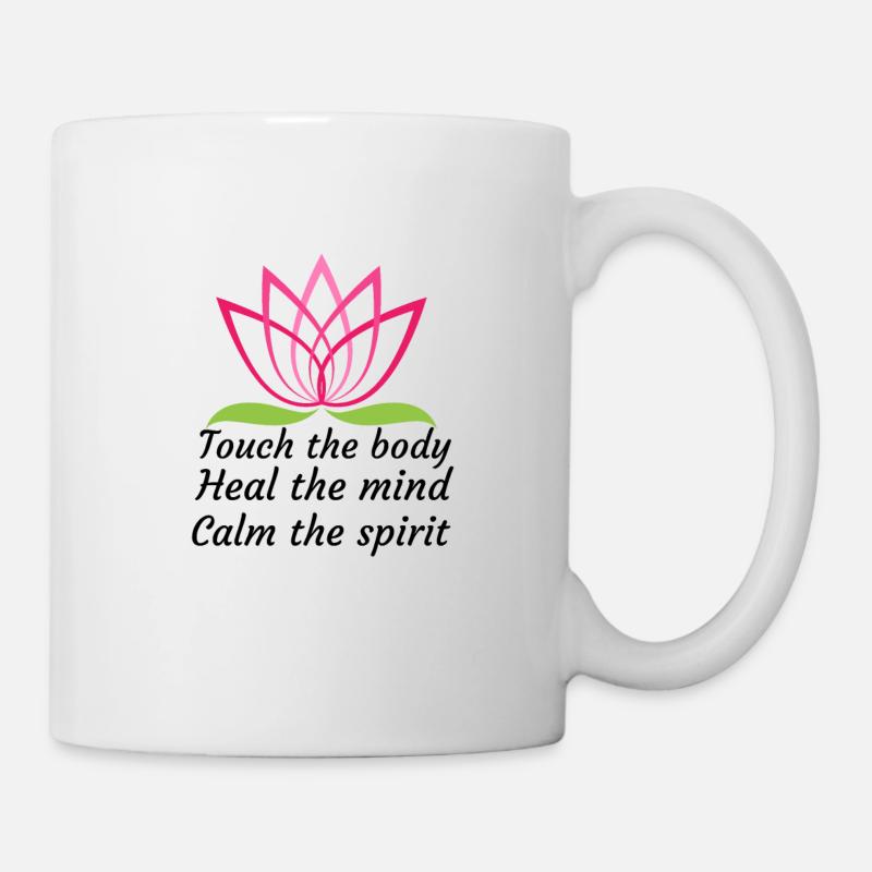 Masseuse Idée cadeau Massage thérapeute massage - Mug blanc - blanc