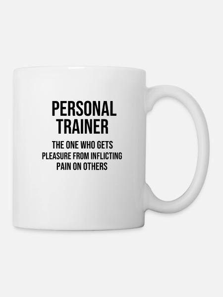 Personal Trainer | Fitness Coach Fitnesstrainer - Tasse - Weiß