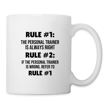 Personal Trainer Gift | Fitness Trainer Workout - Mug - white - Right