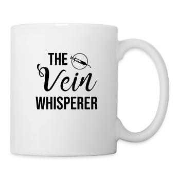 Blutabnehmer Geschenk | Blutlabor Blut Abnehmen - Tasse - Weiß - Rechts
