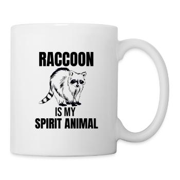 Cadeau de raton laveur amoureux du raton laveur - Mug blanc - blanc - Droite