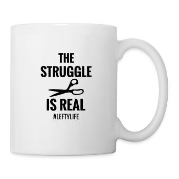 Gifts for Left-handed | Left-handed Lefty - Mug - white - Right
