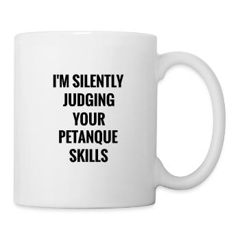 Pétanque cadeau | Amoureux de la pétanque - Mug blanc - blanc - Droite