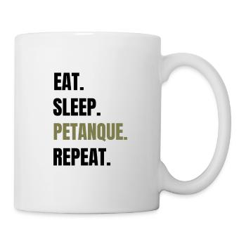 Pétanque cadeau | Amoureux de la pétanque - Mug blanc - blanc - Droite