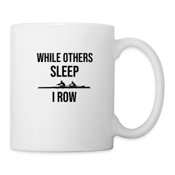Rudergeschenke | Ruderer Rudermannschaft Ruderboot - Tasse - Weiß - Rechts