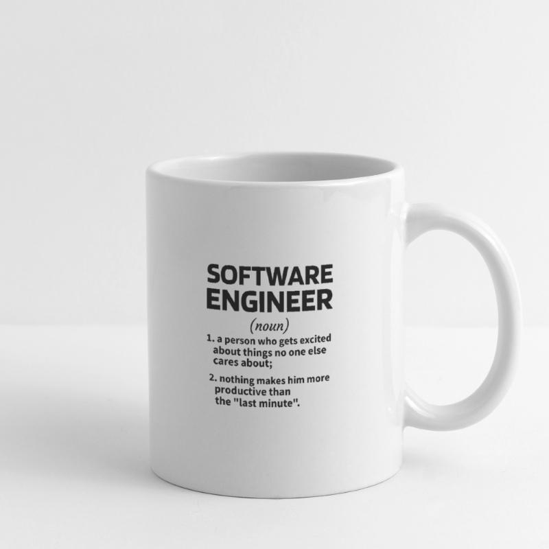 Softwareingenieur Software Engineer Techniker Mug blanc