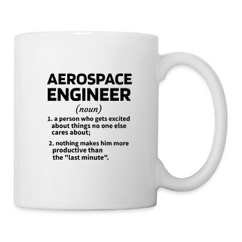 Aerospace Engineer Gift Idea Space Technology - Mug - white - Right