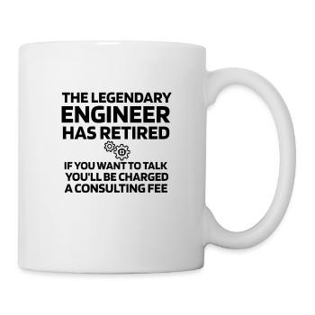 Engineer Retirement Retirement Gift Funny - Mug - white - Right