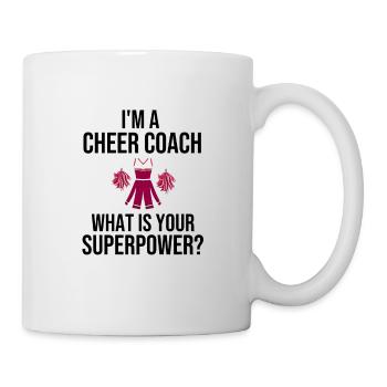 Entraîneur de cheerleading cadeau de cheerleading Coach - Mug blanc - blanc - Droite