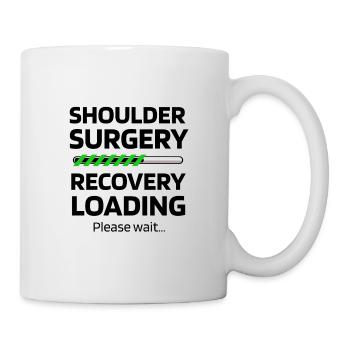 Shoulder surgery shoulder arthroscopy recovery gift - Mug - white - Right