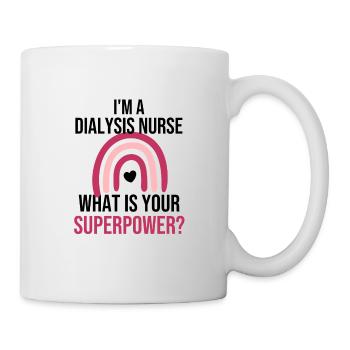 Dialysis Nurse Nephrology Dialysis Care - Mug - white - Right