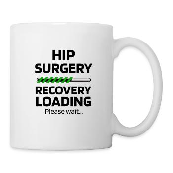 Chirurgie de la hanche Cadeau de rétablissement Hanches artificielles - Mug blanc - blanc - Droite