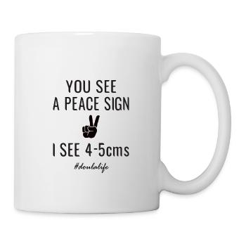 Doula obstétricienne sage-femme coach obstétricien - Mug blanc - blanc - Droite