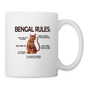 Bengalkatzen Liebhaber Bengal Katze Besitzer - Tasse - Weiß - Rechts