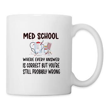 Étudiant en médecine Futur Docteur Études de Médecine - Mug blanc - blanc - Droite