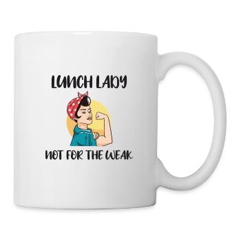 Lunch Lady Kitchen Help Canteen Woman School Cook - Mug - white - Right