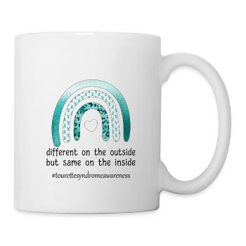 Tourette-Syndrom Bewusstsein Tourettes Kämpfer - Tasse - Weiß - Rechts